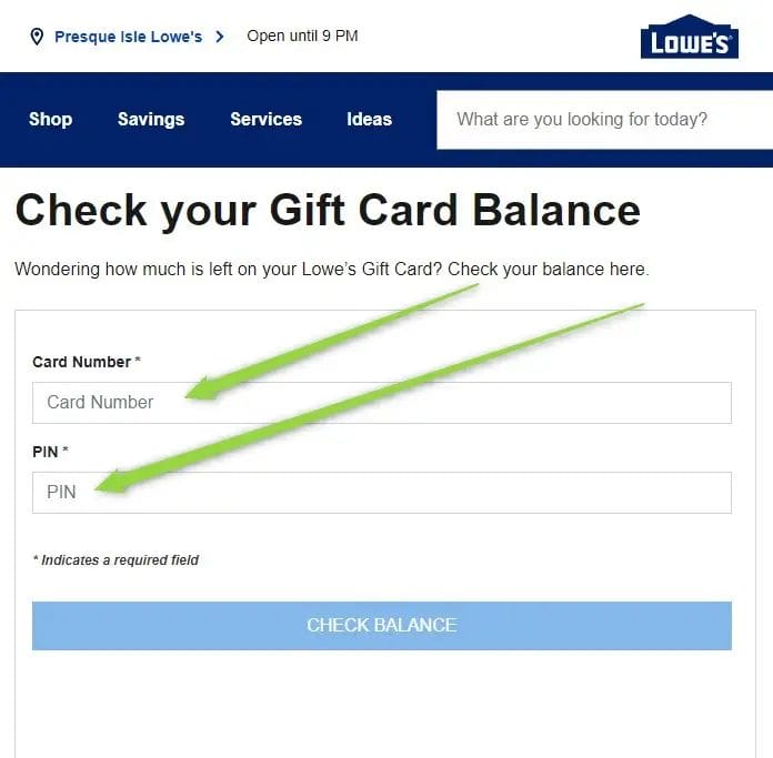 How to Check Lowes Gift Card and In-Store Credit Balance blog post image 1