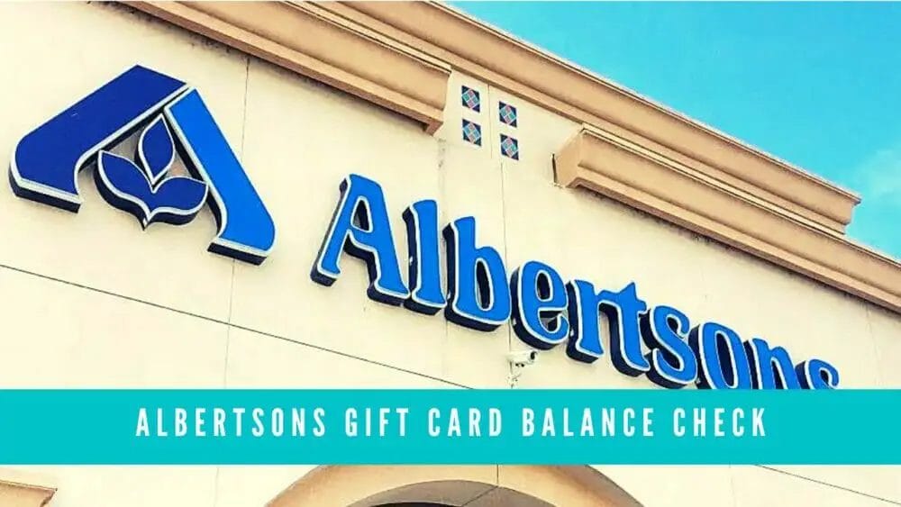 Albertsons Gift Card Balance Check (2023 UPDATE) Fit2giftideas